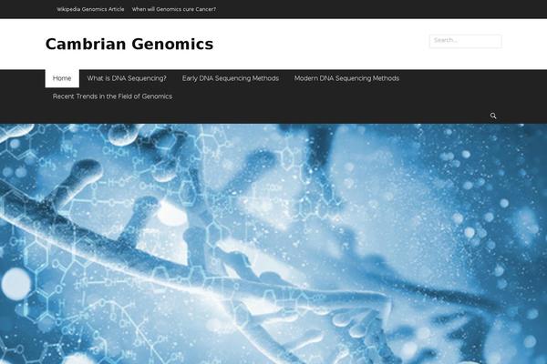 cambriangenomics.com site used Clean Journal