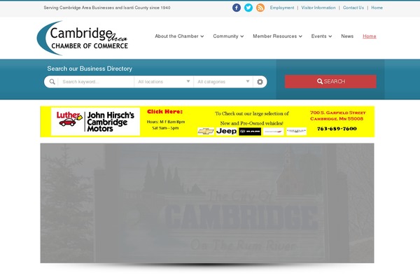 Chamber theme site design template sample