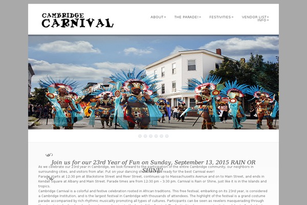 cambridgecarnival.org site used Dandelion_v2.6.4