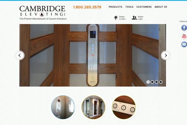 cambridgeelevating.com site used Cambridge-elevating