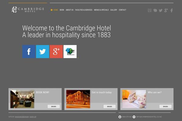 Fuji theme site design template sample