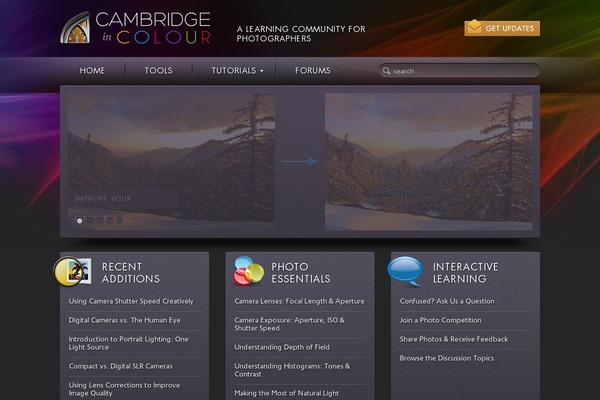 cambridgeincolour.com site used Cic