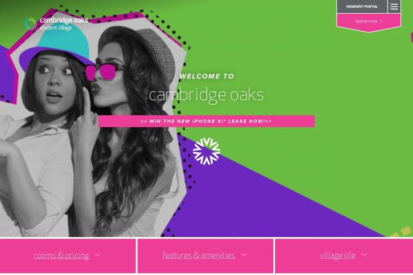 Mycampusvillage theme site design template sample