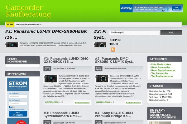 evolve theme site design template sample