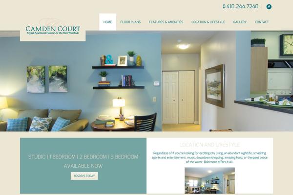 Tisson theme site design template sample