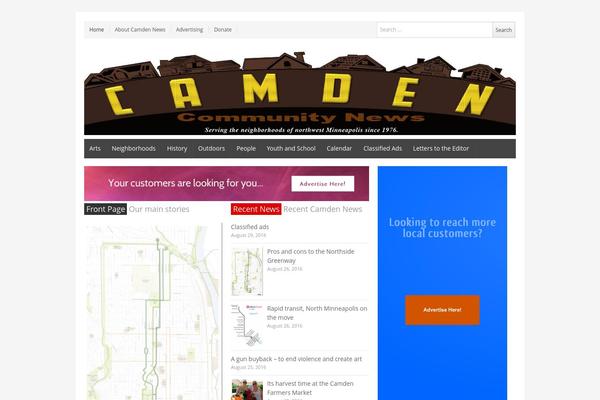 NewsPlus theme site design template sample