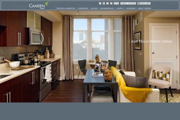 Scroller theme site design template sample