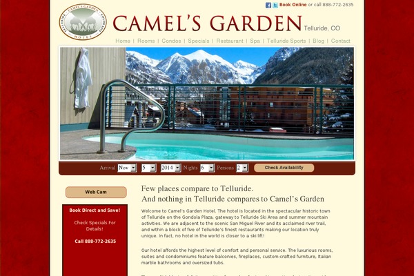 camelsgarden.com site used Salient Child