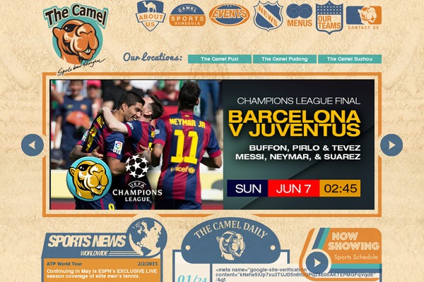 camelsportsbar.com site used Camel