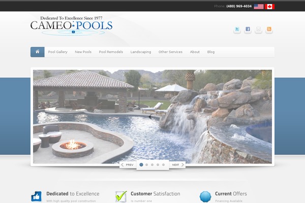 cameopools.com site used Maxx WP