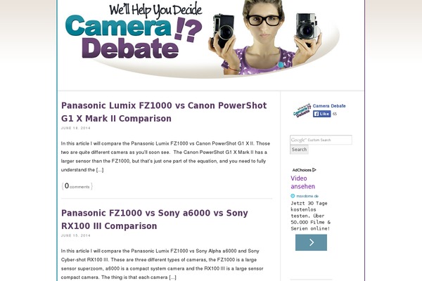 cameradebate.com site used Activello