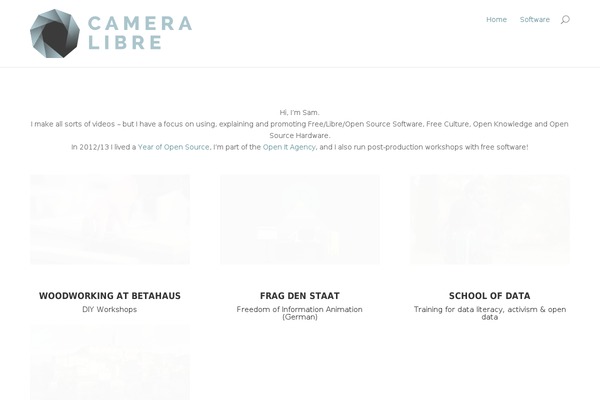 WordPress website example screenshot