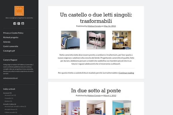 Author theme site design template sample