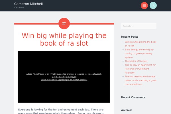 Sorbet theme site design template sample