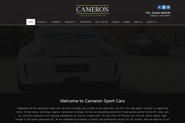 cameronsportscars.com site used Cameron_theme