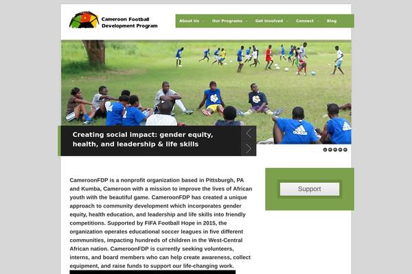 Breakout theme site design template sample