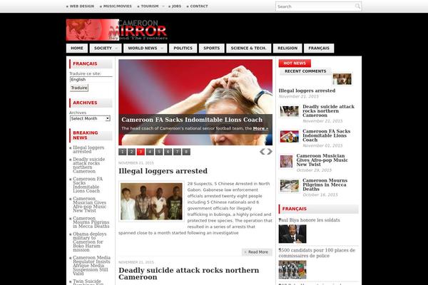 cameroonmirror.com site used Mirror