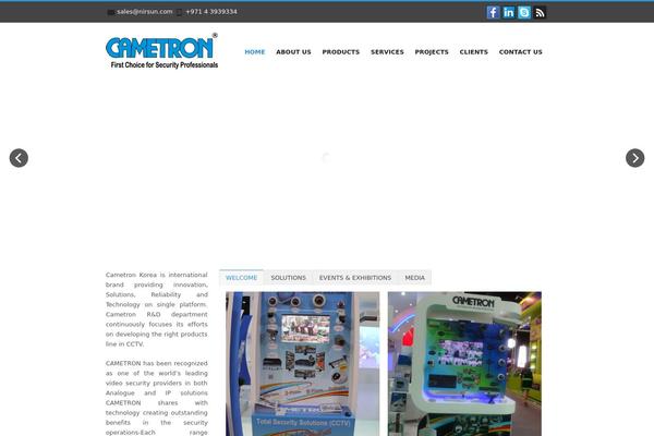 Merlin theme site design template sample