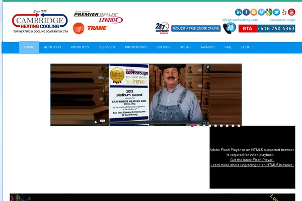 Termosolar theme site design template sample