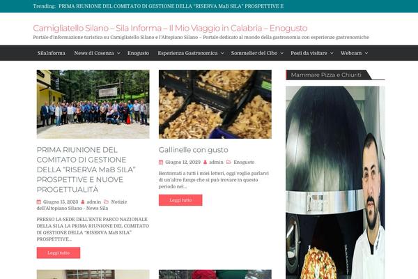 PT Magazine theme site design template sample