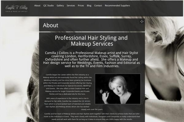 Teardrop theme site design template sample