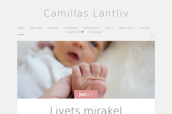 Serene theme site design template sample
