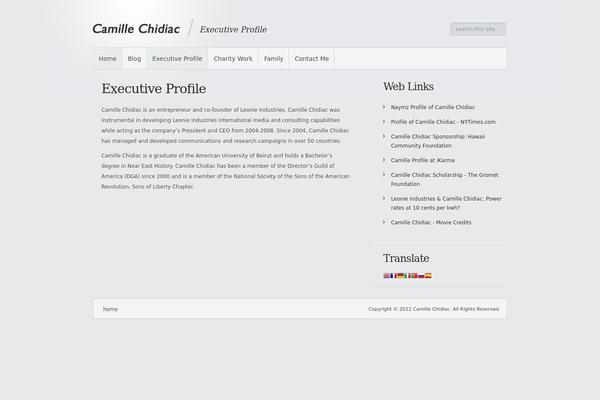 camillechidiac.com site used Minimal