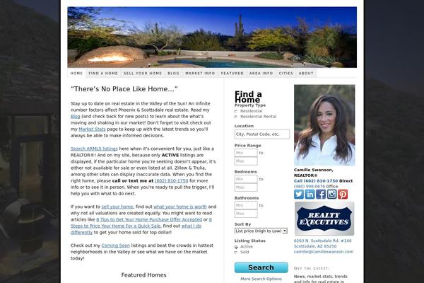 Site using Advanced Real Estate Mortgage Calculator plugin