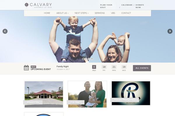 Nativechurch-child theme site design template sample