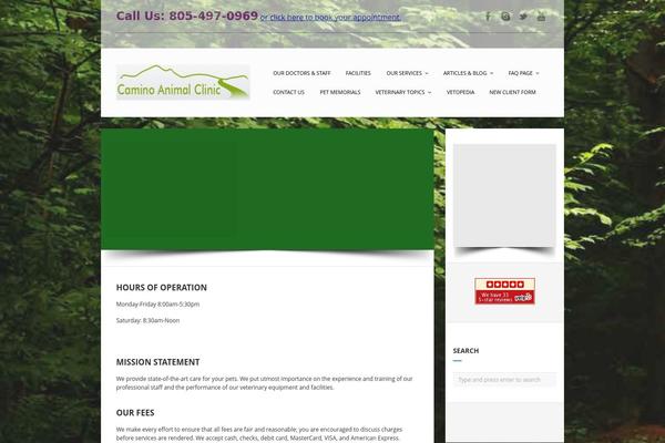 Ace theme site design template sample