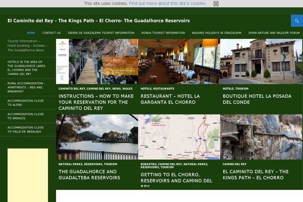 Site using car rental booking engine by Hispacar plugin