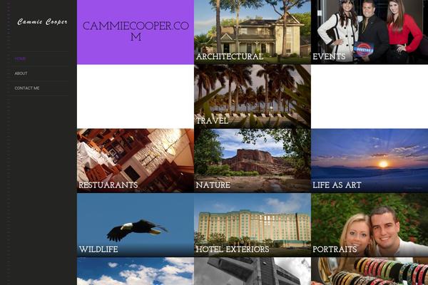 LENS theme site design template sample