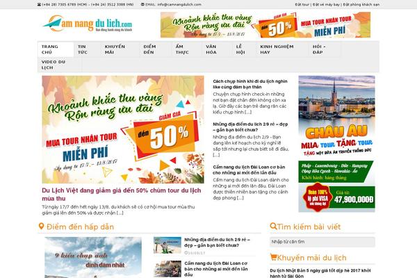 Site using Widgetkit plugin
