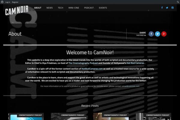 Blog theme site design template sample