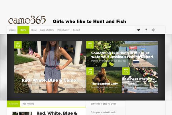 Nexus theme site design template sample