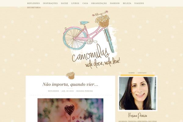 Blog theme site design template sample