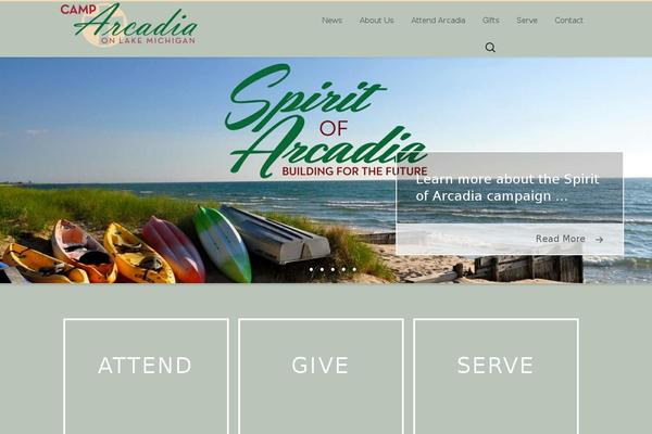 Site using Parallax Scroll plugin