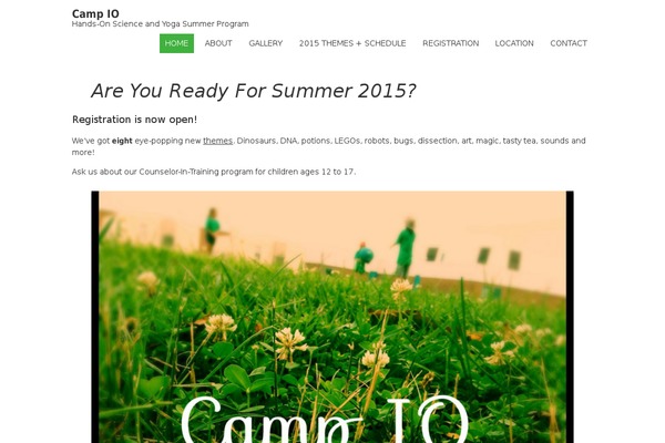 Fruitful theme site design template sample