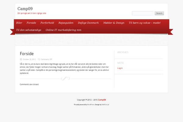 Ingrid theme site design template sample