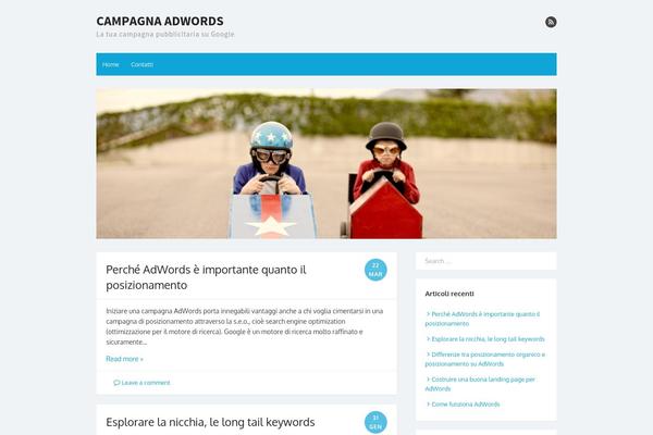 The Box theme site design template sample