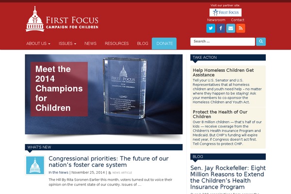 campaignforchildren.org site used Ffcore