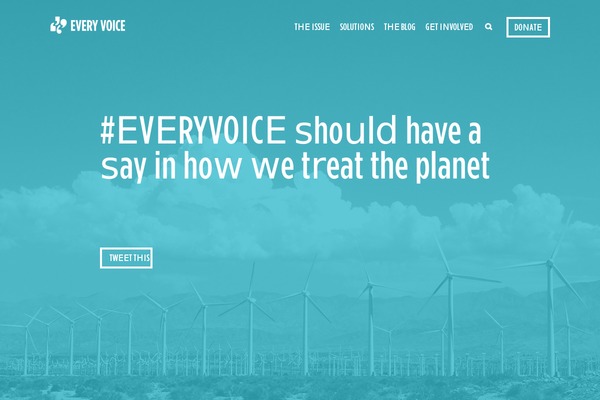 campaignmoney.org site used Every-voice