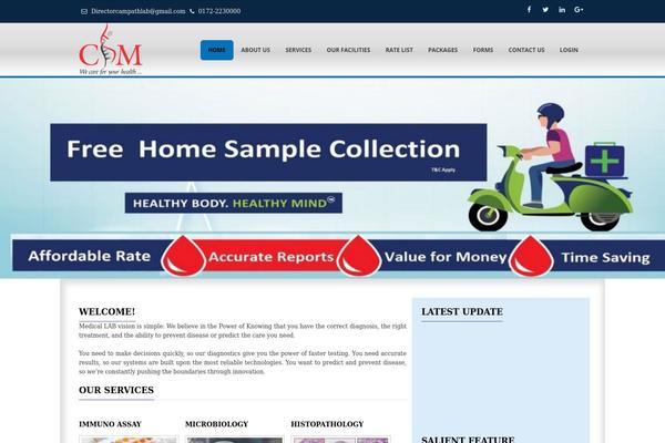 Site using news announcement scroll plugin