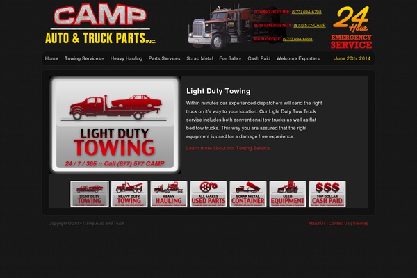 campautoandtruck.com site used Divi-3