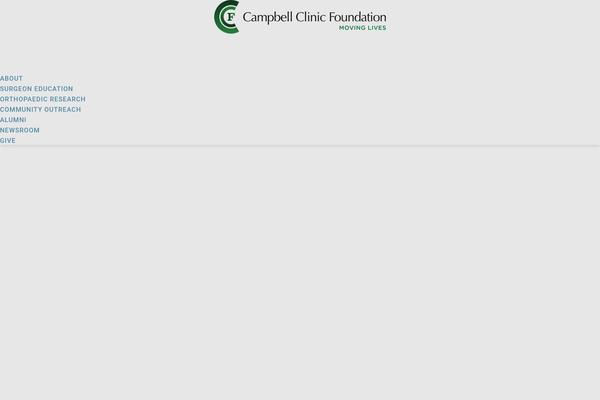 campbell-foundation.org site used Memphis