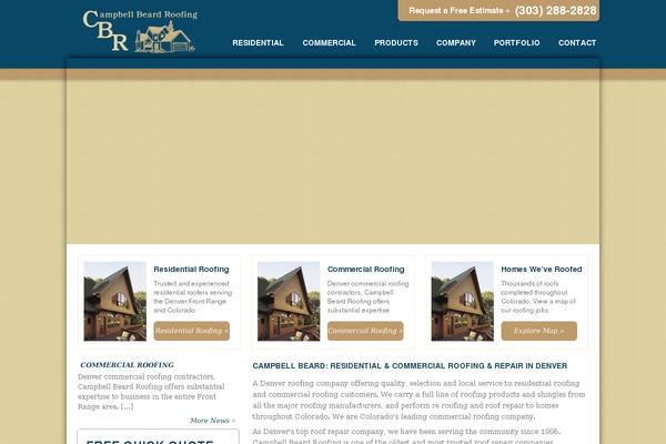 campbellbeardroofing.com site used Cbr