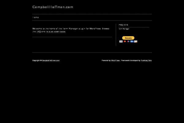 Site using Form Manager plugin