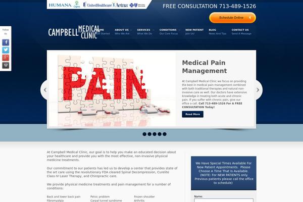 Prospect theme site design template sample