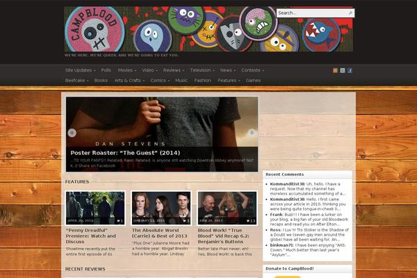 Site using Featured Page Widget plugin