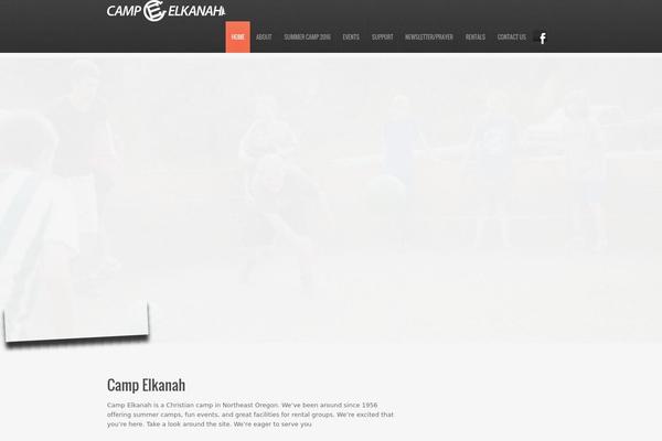 Radius theme site design template sample